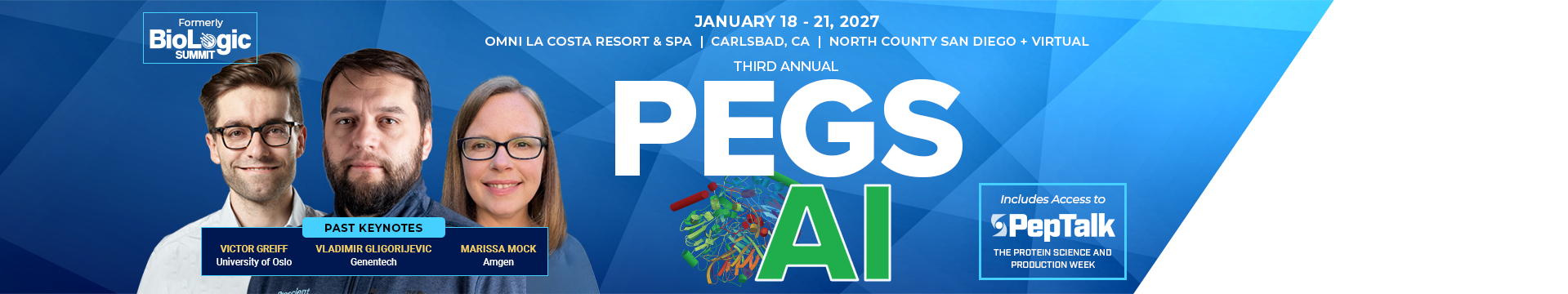 PEGS AI - January 19-22, 2027 - Carlsbad, CA