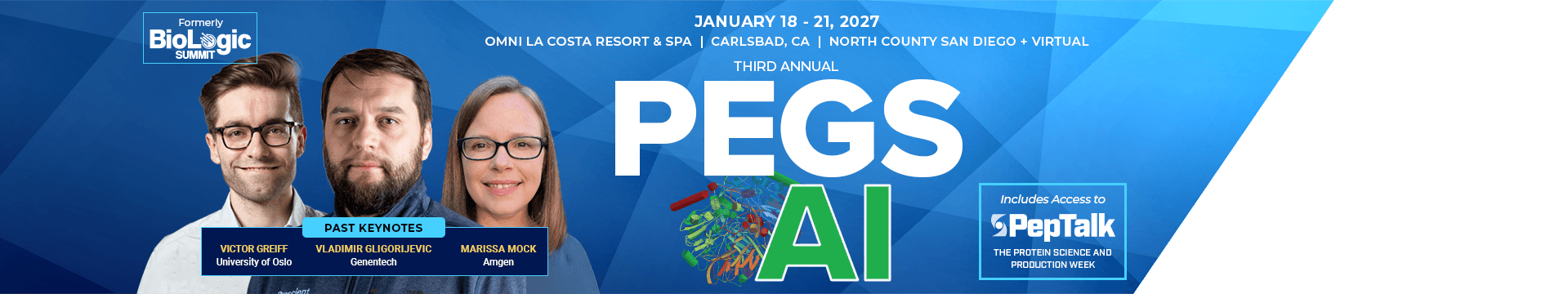 PEGS AI - January 19-22, 2027 - Carlsbad, CA