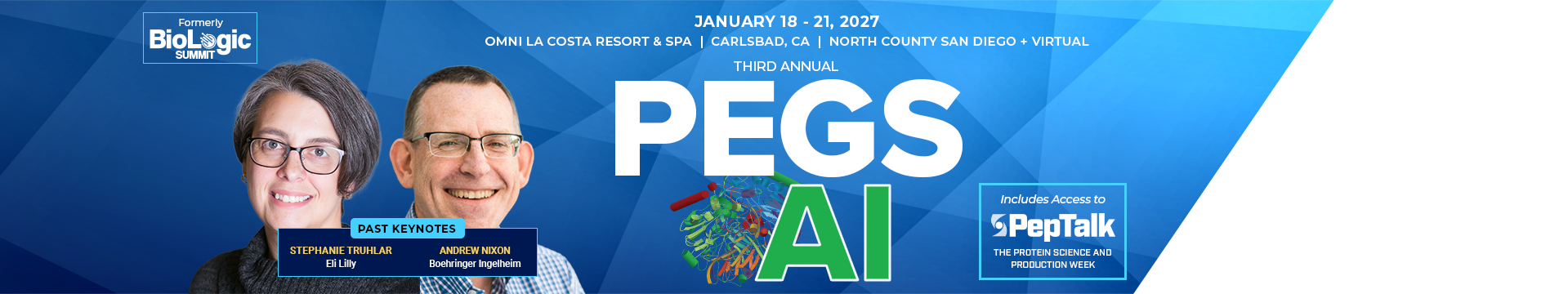 PEGS AI - January 19-22, 2027 - Carlsbad, CA