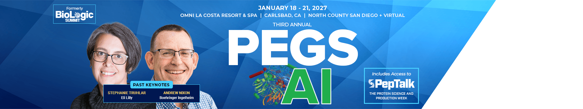 PEGS AI - January 19-22, 2027 - Carlsbad, CA