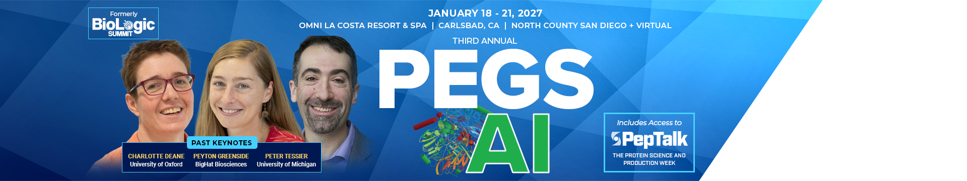 PEGS AI - January 19-22, 2027 - Carlsbad, CA