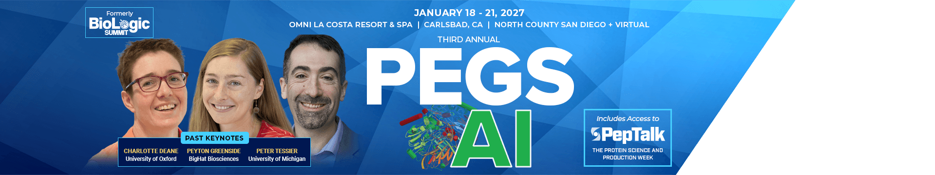 PEGS AI - January 19-22, 2027 - Carlsbad, CA